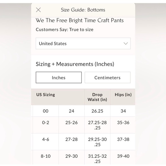 We The Free Bright Time Craft Pants Sz 10 New NWT cotton - Picture 12 of 16